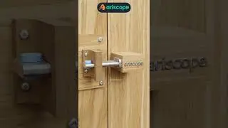 Clever Door Latch with Metal Bar and Plastic Bolt Lock  #ariscope
