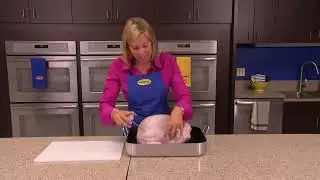 Как вставить термометр для мяса в индейку