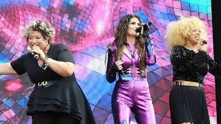 Idina Menzel Performing Paradise On The Trafalgar Square Stage At Pride London.Saturday 01/07/23