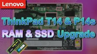 Lenovo ThinkPad T14 & P14s Gen1 RAM and NVMe SSD Upgrade | BIOS, Boot from USB