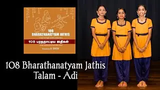 108 Bharathanatyam Jathis | Book Launch | Jathi #01 Demonstration | Talam Adi