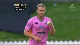 KANE WILLIAMSON 3/33 | WELLINGTON FIREBIRDS V NORTHERN KNIGHTS | HRV CUP | 2011/12 | FULL HIGHLIGHTS