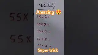Super trick of multiplication for everyone#FastCalculations