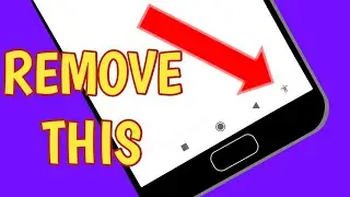 how to remove accessibility button android