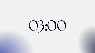 3 Minutes Silence | Calm & Focus (No Music)