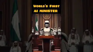 World's First AI Minister in the Cabinet in Dubai 🤖 | Dubai is living in 2100 🫡 #Dubai #shorts