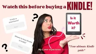 IS KINDLE WORTH IT?📚Watch this before buying it! My honest 1 year experience *2024 edition*