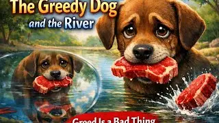 The Greedy Dog 🐶 | Moral Story for KidsGreedy Dog Learns a Lesson | Real story 