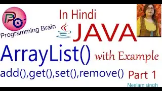 What is ArrayList() in Java : how to use add(), set(), get(), and remove() methods, with example
