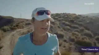Woman running 40 marathons in 7 deserts