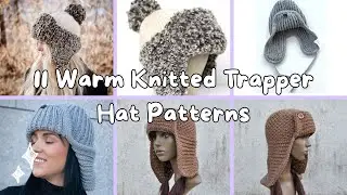 11 Warm Knitted Trapper Hat Patterns Curated By The Knit Crew