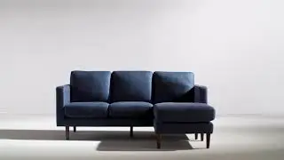 Amazon Brand &ndash; Rivet Goodwin Modern Reversible Sectional Sofa Couch, 88.6
