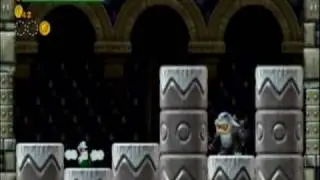 New Super Mario Bros. Wii Morton Koopa Jr. Battle (Castle)