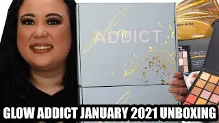 GLOW ADDICT JANUARY 2021 UNBOXING || Beauty, Skincare + Luxe Boxes || ayyyeeeitsamanda
