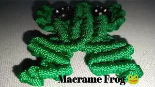 Macrame Frog Keychain | Macrame Frog 🐸 Tutorial | DIY Macrame
