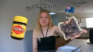 Trying Vegemite and my thoughts on Australia!