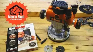 Triton Dual Mode Plunge Router,  Trend Uni Base/ metric guide bush!