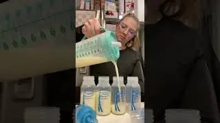 How to prepare baby bottles with breast milk and formula#babybottles #formulafeeding