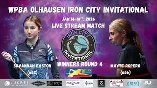 SAVANNAH EASTON vs MAYTE ROPERO | WPBA Olhausen Iron City Invitational 2026