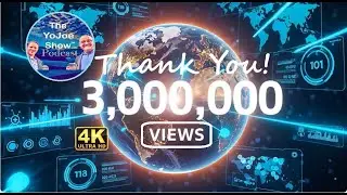 Insights🔎: The YoJoeShow&trade; Podcast - THANKS FOR OVER 3 MILLION VIEWS in 10 Months!