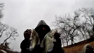 Crappie Fishing in The Rain 🌧 Rain Sleet or Snow Yo Boy Gone Go!