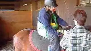 Hippotherapie - absteigen