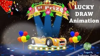 Lucky Draw PowerPoint Animation with Light Effect | Full Tutorial