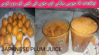 LOGHAT JUICE RECIPE || JAPANESE PLUM JUICE || LAHORI LAZEEZ