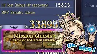 When you can ignore HP lost in Mission Quest II [DFFOO GL]