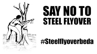 Steel flyover beda || Say no to Bangalore steel flyover || please plant a plant