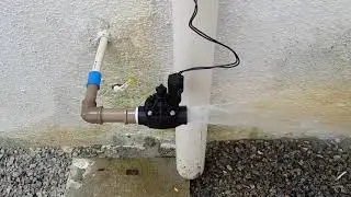 Teste de solenoide com falta de energia funcionando manual.