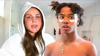 Capri Does His Hair Routine With Piper Rockelle!