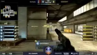 EnVyUS KennyS 3 kills vs GODSENT | ECS S2