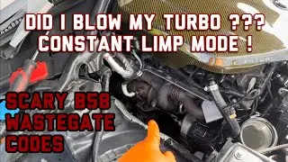 B58 BMW WAS IN CONSTANT LIMP MODE AFTER WASTE-GATE CODE ! ELECTRIC WASTE-GATE ACTUATOR ISSUE SOLVED