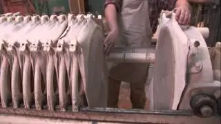 Removing Excess Water from Clay with Pewabic's Filter Press