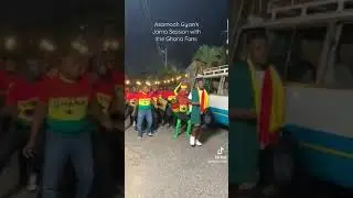Asamoah Gyan Baby Jet Jama Session with Some Ghana Blackstars fans #tiktok #shorts #ghana #blackstar
