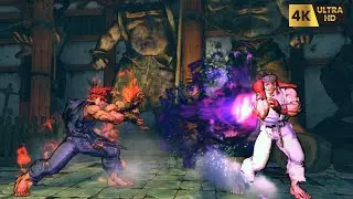 Kan Reborn: Evil Ryu's Ultra Combo Double VS. Ryu's Metsu Shoryuken