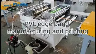 Two out pvc edge band manufacturing printing and uv coating line Anda Machinery
