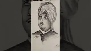how to draw swami vivekanand drawing ? swami vivekanand ka drawing Keisa banaye ?