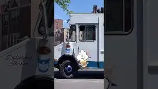 A Mister Softee Ice Cream Truck with Mark II in Bensonhurst, Brooklyn (5-18-2021)