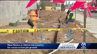 New Mexico construction job growth