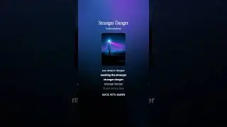Stranger Danger ⚠️ | Suno AI Song