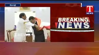 CM KCR Meet With Maharashtra CM Devendra Fadnavis | Mumbai | T News