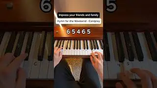 Hymn for the weekend - Coldplay 🍀 save for later! #piano #music #coldplay