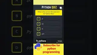 Python Quiz|Interview Questions for python programmer#coding #programming#python #interview#solution