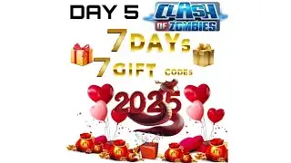 COZ2 new gift code 2025(Day 5 gift code event)Clash of Legends|Clash of Zombies 2|