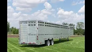 A quick tour of the Featherlite Model 8270 Semi Livestock Trailer