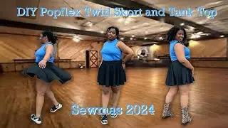 DIY Popflex Twirl Skort and I Feel Cute Tank Top - Sewmas