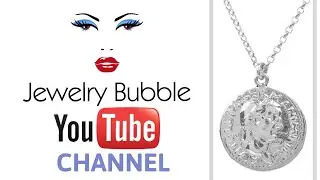Discover Roman Coin Pendant Necklace Sterling Silver on Jewelry Bubble