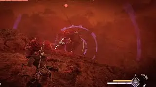 Horizon Forbidden West - Aloy drops an Apex Ravager with the desert bros for Ghost Level 93